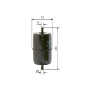 Bosch Fuel Filter Element fits Jeep Cherokee 1986-2001 2.5 4.0