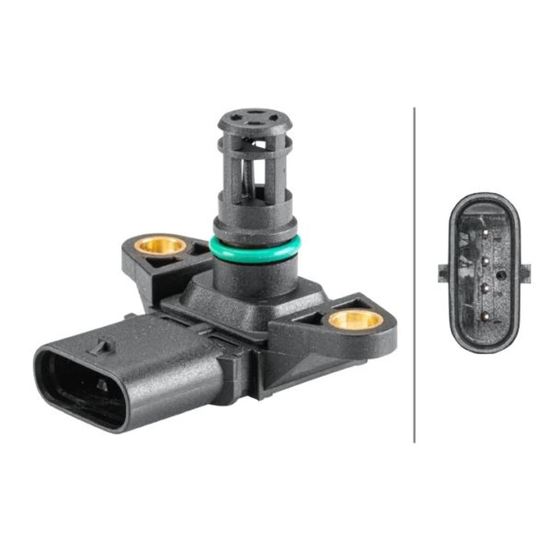 Hella Turbo Boost Pressure Sensor Left fits BMW 1 2007-2013