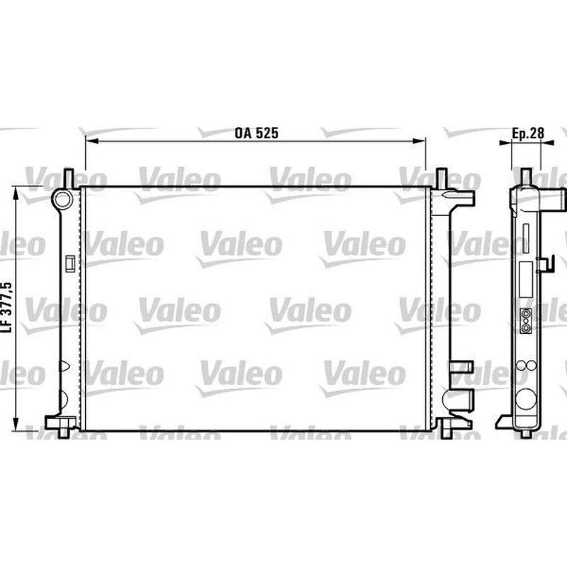Valeo Engine Radiator 731736