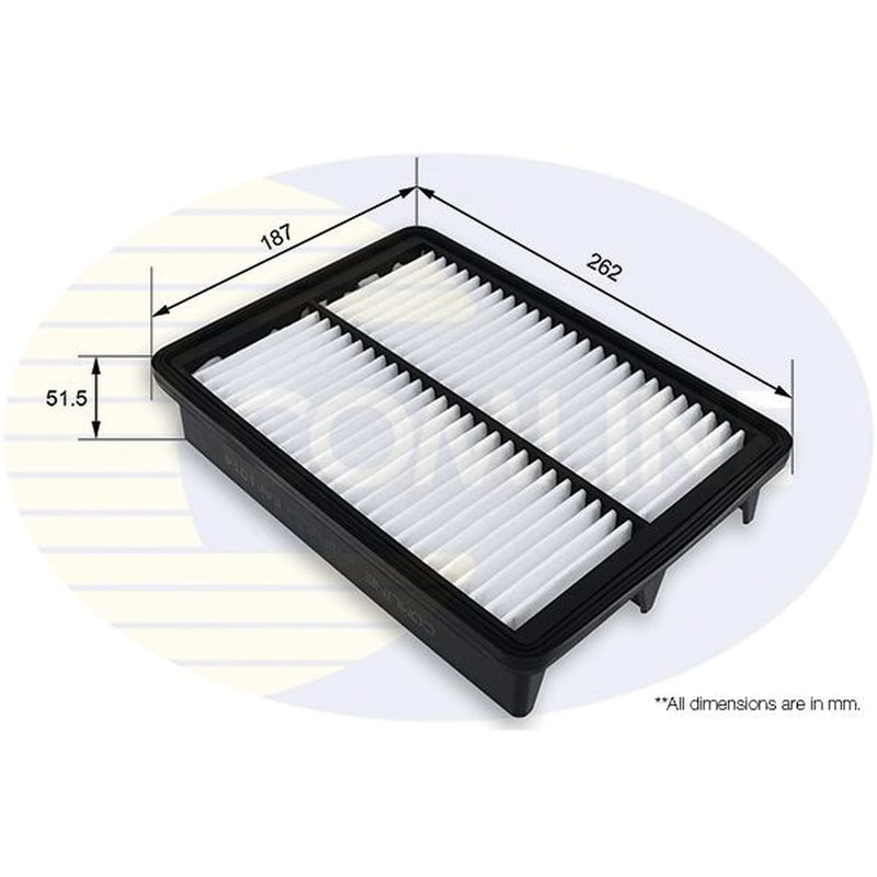Comline Engine Air Filter fits Hyundai H350 2015 on 2.5