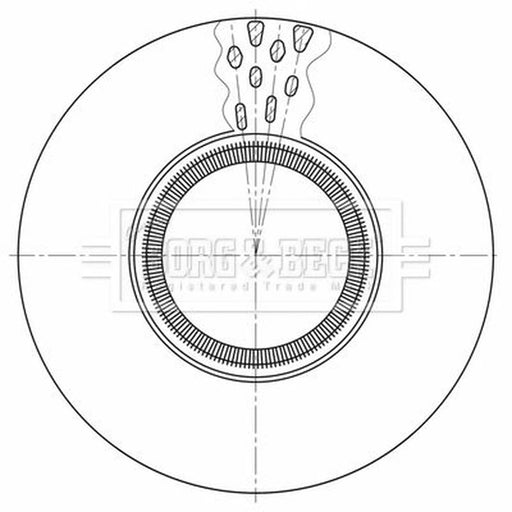 Borg & Beck Front Brake Vented Discs & Pads fits Man L2000 1993-2007