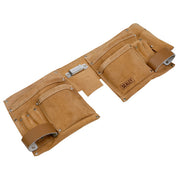 Sealey Double Pouch Leather Tool Belt STBL01 Sealey - Dynamic Drive