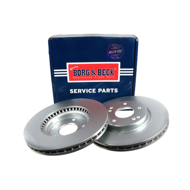 Borg & Beck Front & Rear Brake Discs & Pads fits Ssangyong Actyon Sports I
