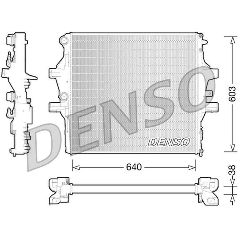 Denso Engine Radiator fits Iveco Daily V 2011-2014