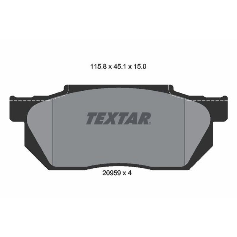 Textar Front Brake Pad Set 2095901