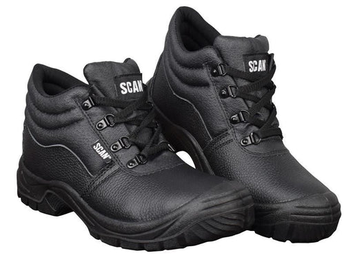 Scan 4 D-Ring Chukka Safety Boots Black UK 12 EUR 47 Scan - Dynamic Drive