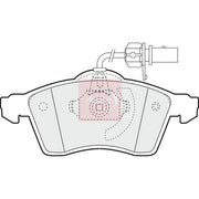Apec Front Brake Pad Set fits VW California T4 Camper 1994-2003 1.9 2.4 2.5