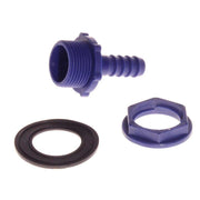 Plastic 10mm Straight Connector 3/4'' BSP (Pack of 10) AG - UK Camping And Leisure