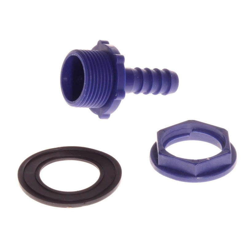 Plastic 10mm Straight Connector 3/4'' BSP (Pack of 10) AG - UK Camping And Leisure