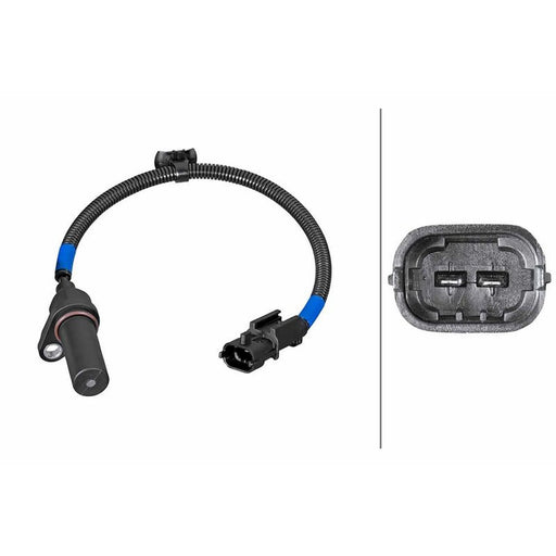 Hella Crankshaft Position Sensor fits Hyundai Elantra VI 2016-2020 1.6