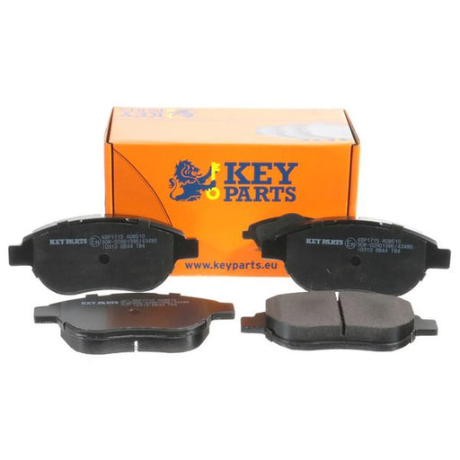 Key Parts 4 x Front Brake Pad Set fits Citroën Berlingo First 1999-2011 1.6 2.0