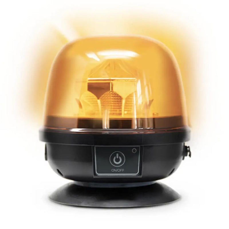 Wireless Rechargeable LED Amber Warning Beacon Light 12/24V, IP67 - MP4099 Town Tools - Dynamic Drive