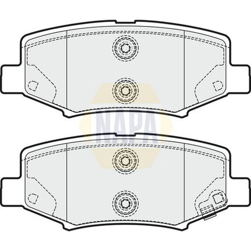NAPA Rear Brake Pad Set fits Dodge Nitro 2006-2012 2.8 3.7