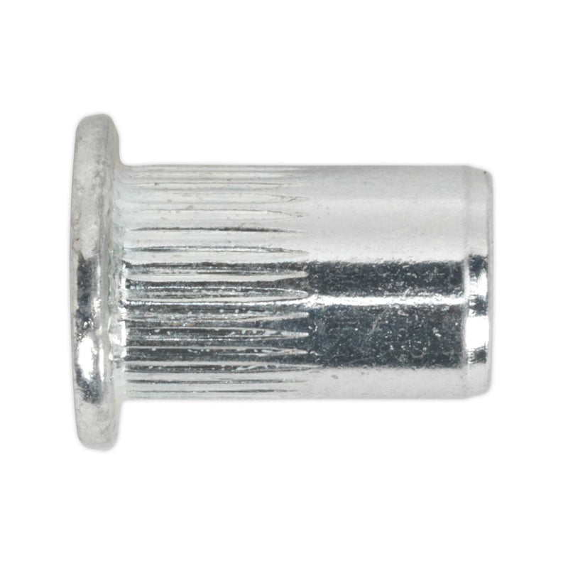 Sealey Threaded Insert (Rivet Nut) M4 Splined Pack of 50 TISM4 Sealey - Dynamic Drive