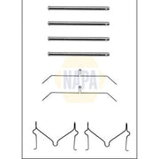 NAPA Brake Pad Accessory Fitting Kit Front fits Toyota Hilux II SUV 1989-1998