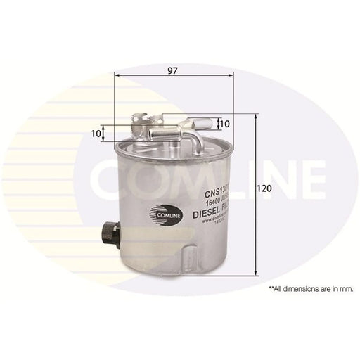 Comline Fuel Filter Element fits Nissan NV200 2010-2011 1.5