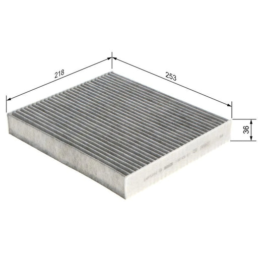 Bosch Cabin Air Filter (Pollen Filter) fits Porsche Panamera 2009-2016