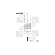 BGA Engine Intake Valve 27mm Head V165740