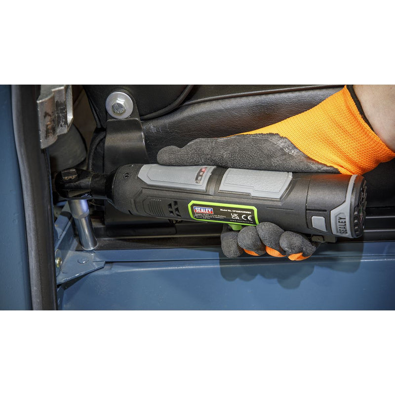 Sealey Cordless Ratchet Wrench 3/8"Sq Drive 10.8V SV10.8 Series Body Only Sealey - Dynamic Drive