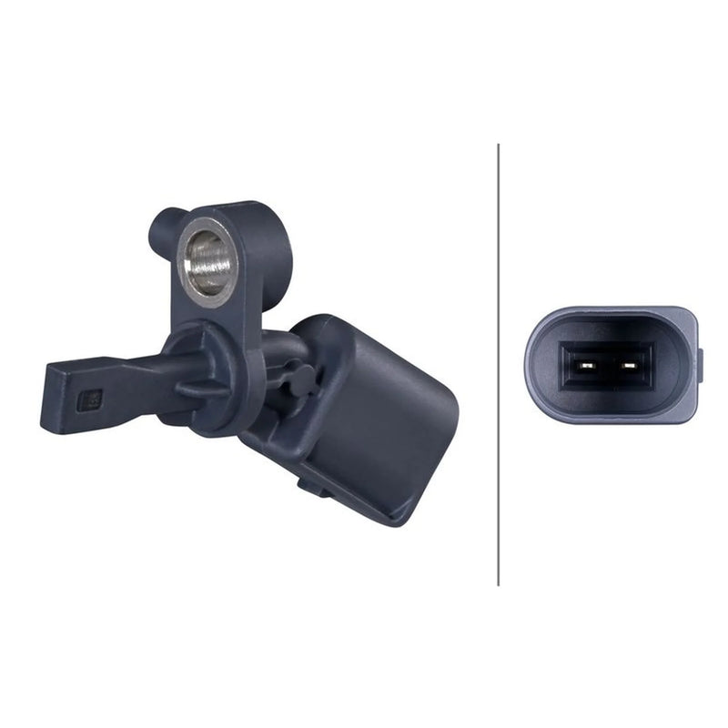 Hella ABS Wheel Speed Sensor Rear Left fits Audi A1 2018 on