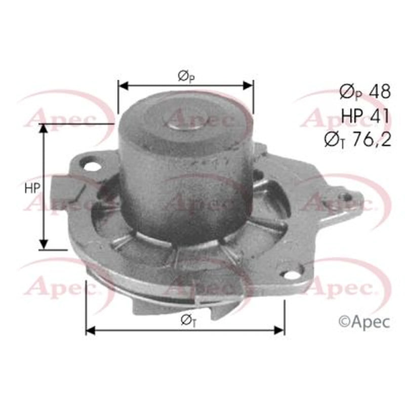 Apec Engine Cooling Water Pump AWP1499
