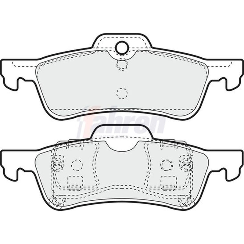 Fahren Front & Rear Pads fits Mini Mini 2001-2008