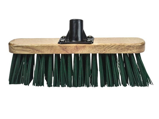 Faithfull Stiff Green Broom Head 300mm (12in) Threaded Socket Faithfull - Dynamic Drive
