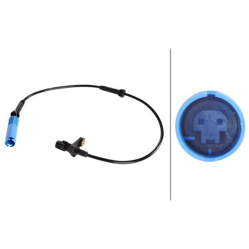 Hella ABS Wheel Speed Sensor Front fits BMW 5 1995-2004