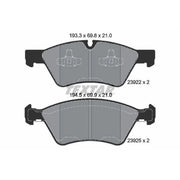 Textar Front Brake Pad Set 2392201
