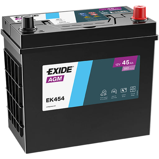 Exide Battery 12V 45Ah 380A EK454