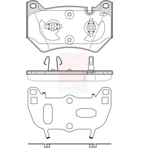 Apec Front Brake Vented Discs & Pads fits Audi Q5 2016-2021 2.0