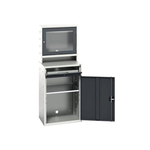 Bott Verso Computer Cupboard 650 x 550 x 1650mm Anthracite Grey - Q16928001.19