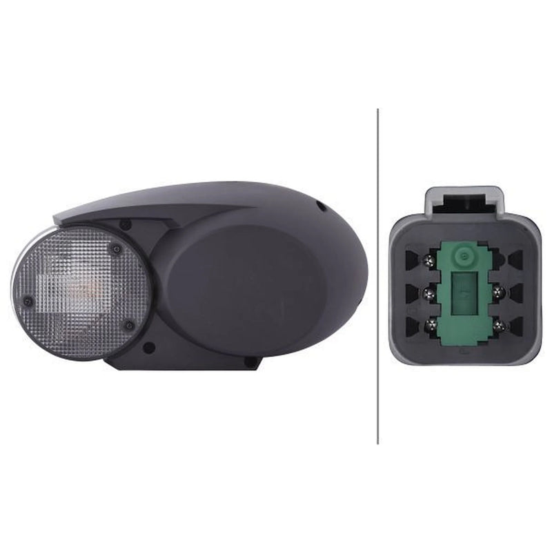 Hella Headlight Headlamp PY21W Left fits Fendt Vario 2013 on