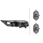 Hella Front Right Fog Light H8 1ND 010 545-141