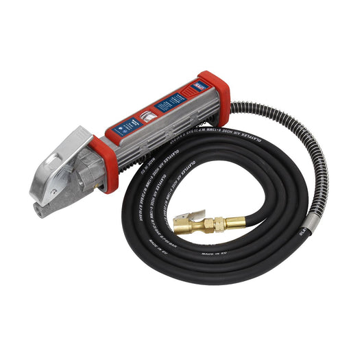 Sealey Tyre Inflator 2.7m Hose with Clip-On Connector SA372 Sealey - Dynamic Drive