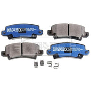 Borg & Beck Front & Rear Brake Discs & Pads fits Toyota Corolla 2001-2007
