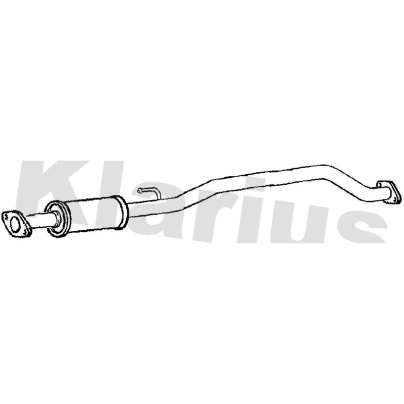 Klarius Box With Centre Pipe Centre fits Suzuki Grand Vitara II 2009 on 2.4