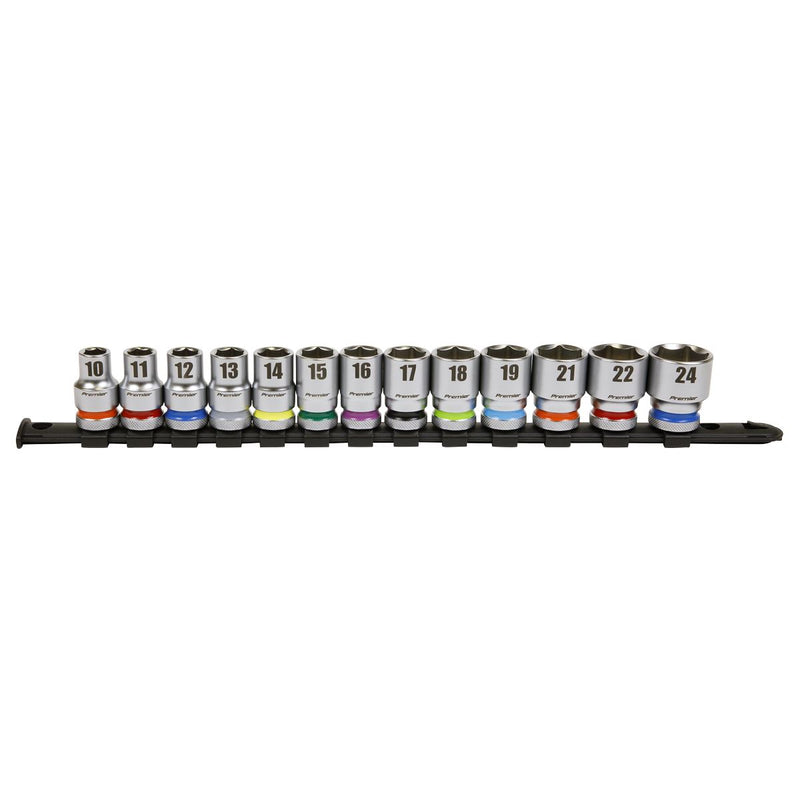 Sealey Premier Platinum Premier Platimum Socket Set 1/2"Sq Drive 13pc AK2661 Sealey Premier Platinum - Dynamic Drive