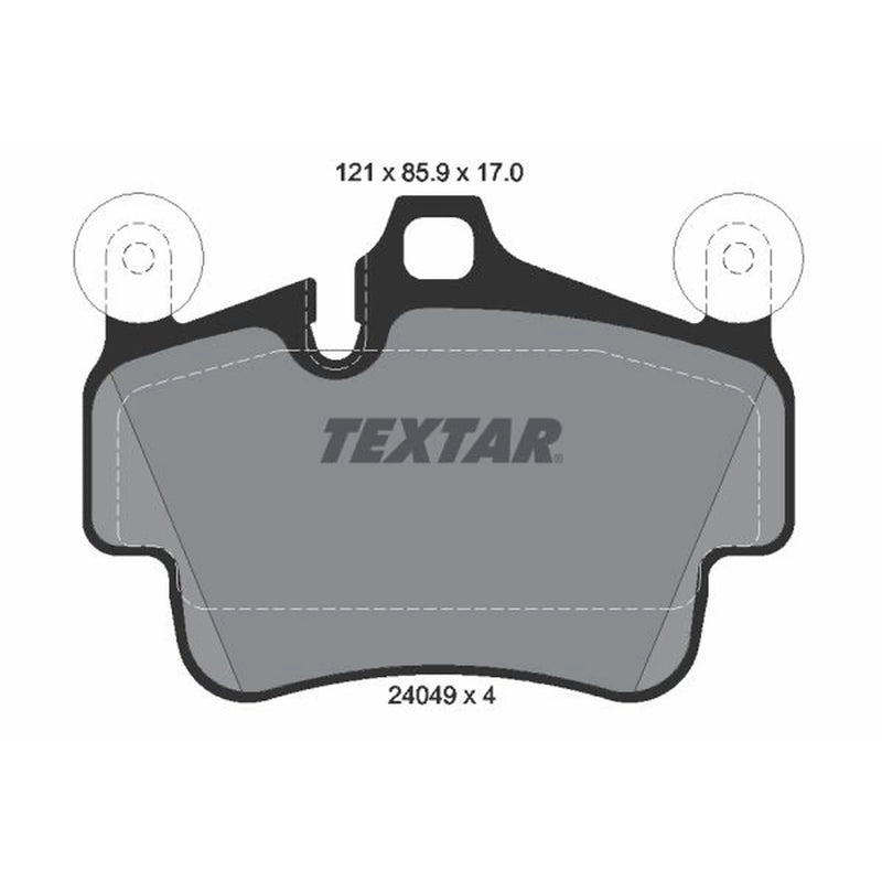 Textar Front Brake Pad Set 2404903