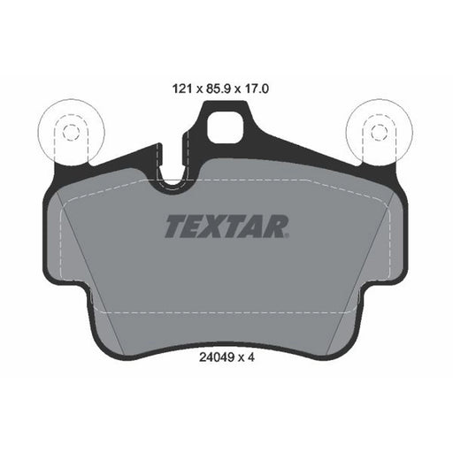 Textar Front Brake Pad Set 2404903