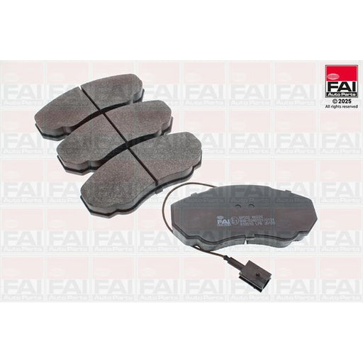 FAI Front Brake Pad Set fits Citroën Relay II 2002-2006 2.0 2.2 2.8