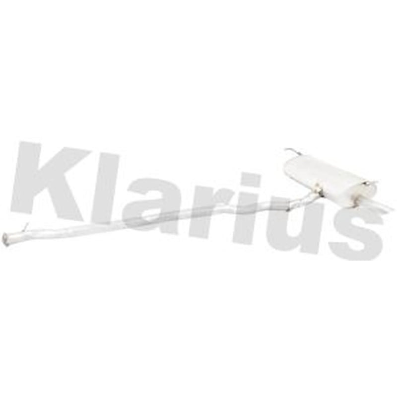 Klarius Box With Tail Pipe Rear fits Nissan Qashqai I 2007-2013 1.6 2.0