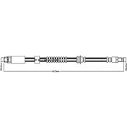 Juratek Brake Hydraulic Hose Line Right JBH1294