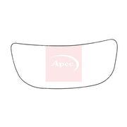 Apec Exterior Wing Mirror Glass Left fits Nissan Primastar 2002-2003 1.9 2.0 2.5