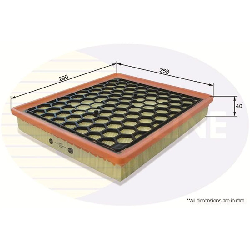 Comline Engine Air Filter fits Chevrolet Malibu 2012 on 2.0 2.4
