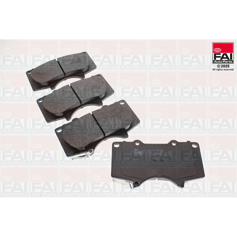 FAI Front Brake Pad Set fits Mitsubishi Pajero/Shogun IV 2006-2007 3.2 3.8