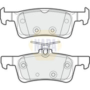 NAPA Rear Brake Pad Set fits Peugeot 308 II 2013-2021 1.2 1.5 1.6