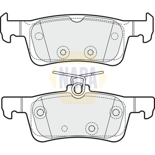 NAPA Rear Brake Pad Set fits Peugeot 308 II 2013-2021 1.2 1.5 1.6