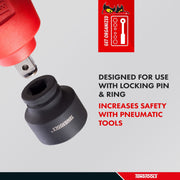 Teng Tools 1" Impact Socket DIN Metric 33mm Teng Tools - Dynamic Drive