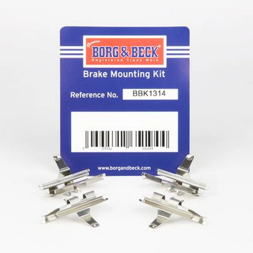 Borg & Beck Brake Pad Accessory Fitting Kit Rear BBK1314